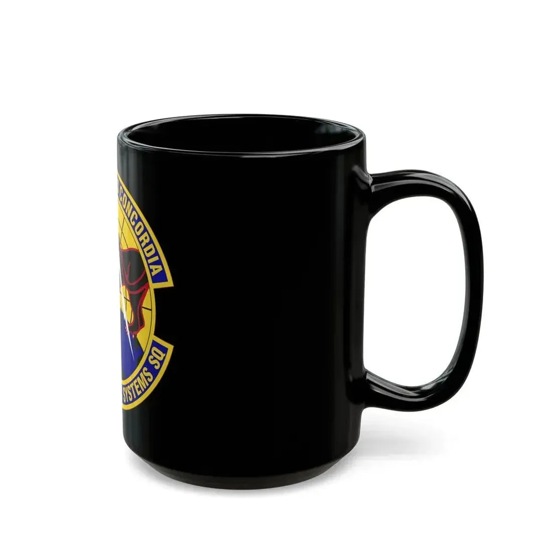 638th Electronic Systems Squadron (U.S. Air Force) Black Coffee Mug - Go Mug Yourself