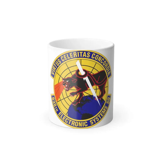 638th Electronic Systems Squadron (U.S. Air Force) Color Changing Coffee Mug 11oz - Go Mug Yourself