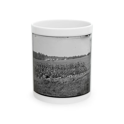 Culpeper, Va. Men Of Battery M (Benson's), 2d U.S. Artillery (U.S. Civil War) White Coffee Mug