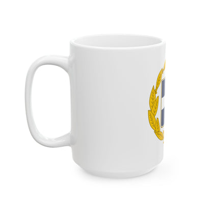 Coat of arms of Greece (military) - White Coffee Mug