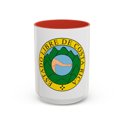 Coat of arms of Costa Rica (1824-1840 and 1842-1848) - Accent Coffee Mug