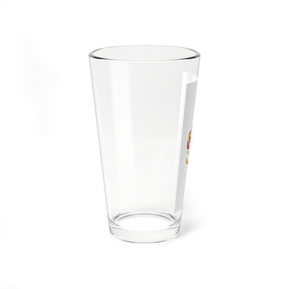 Flag of Lendvajakabfa vertical (Hungary) Pint Glass 16oz