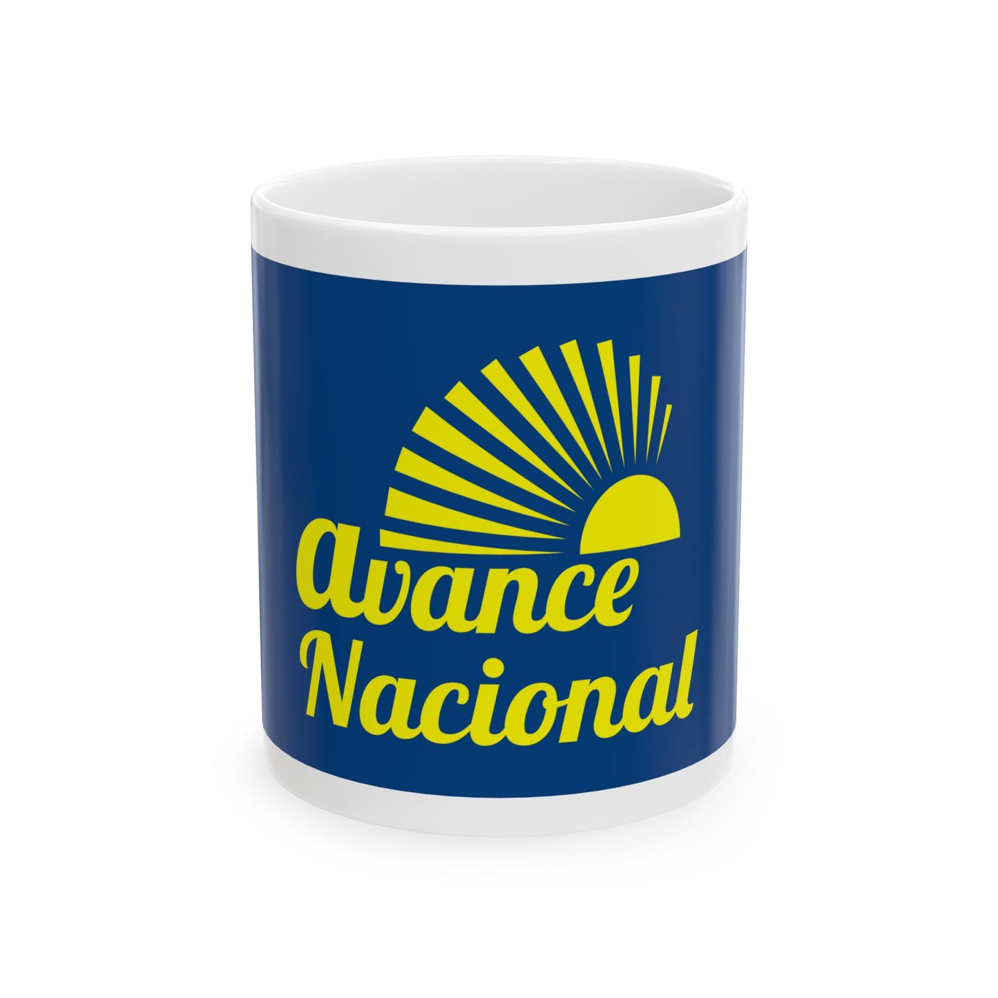 Bandera Avance Nacional Costa Rica (Costa Rica) White Coffee Mug