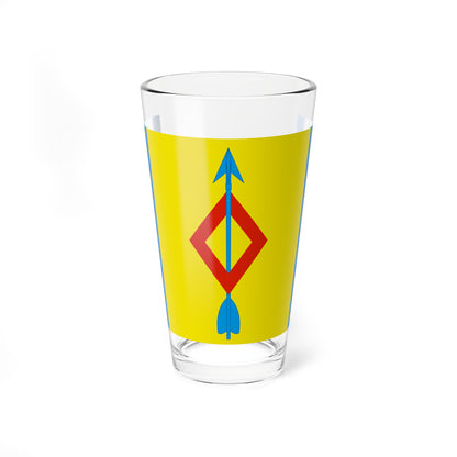 Flag of Mamontovskoe Moscow oblast (Russia) Pint Glass 16oz