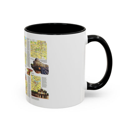 Germany - A Traveller's Map (1991) (Map) Accent Coffee Mug