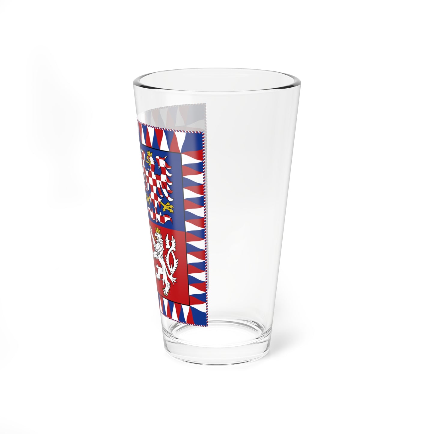 War Flag of the Czech Republic (Czech Republic) Pint Glass 16oz