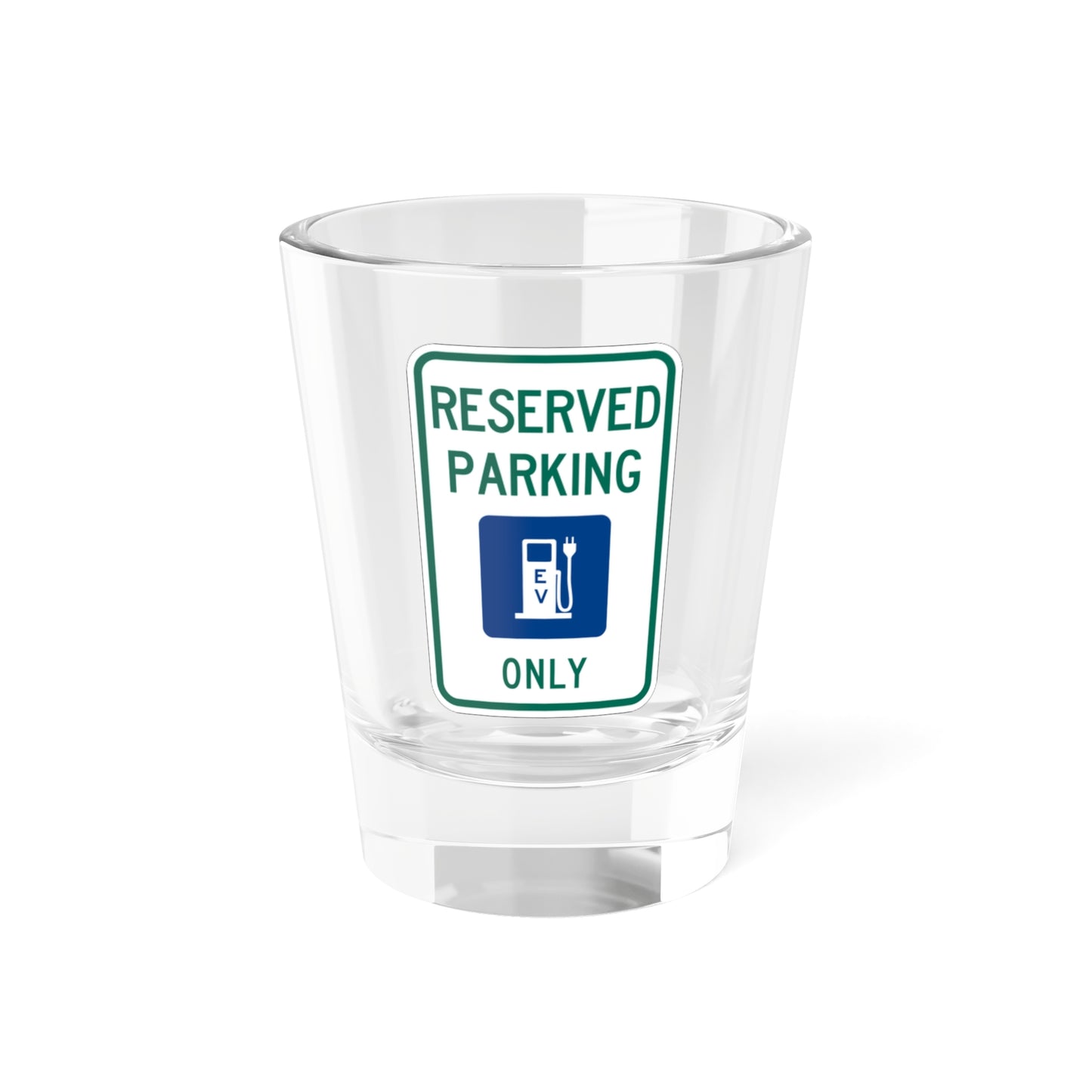 MUTCD-MI R7-8c (Michigan) (Road Sign) Shot Glass 1.5oz