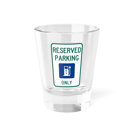 MUTCD-MI R7-8c (Michigan) (Road Sign) Shot Glass 1.5oz