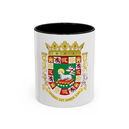 Coat of arms of the Commonwealth of Puerto Rico 2 - Accent Coffee Mug