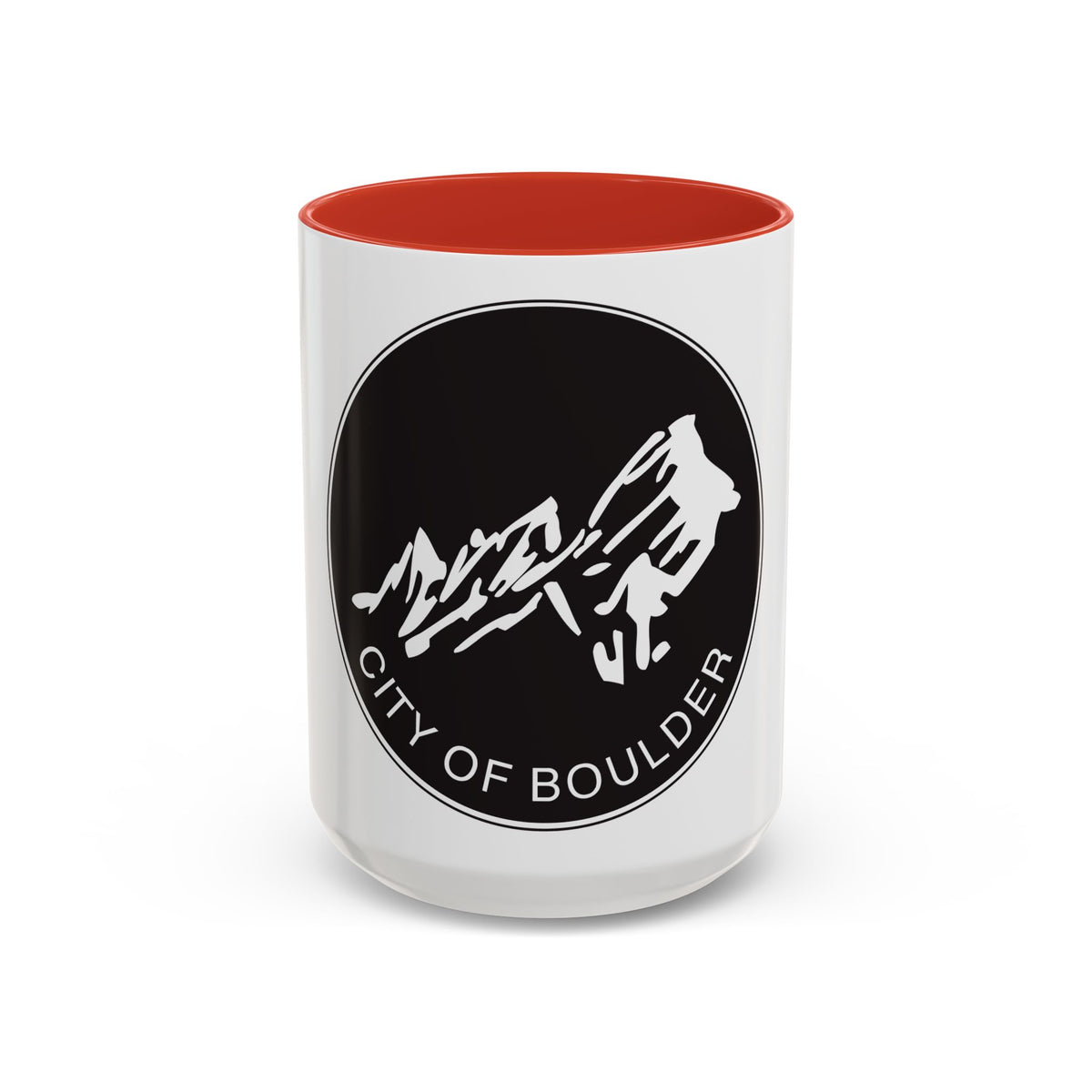 Seal of Boulder Colorado - Accent Coffee Mug