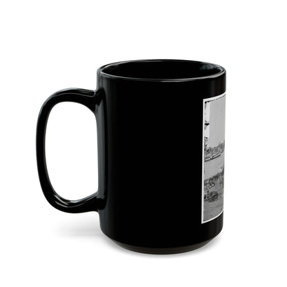 Port Royal, Va. The Rappahannock River Front During The Evacuation (U.S. Civil War) Black Coffee Mug