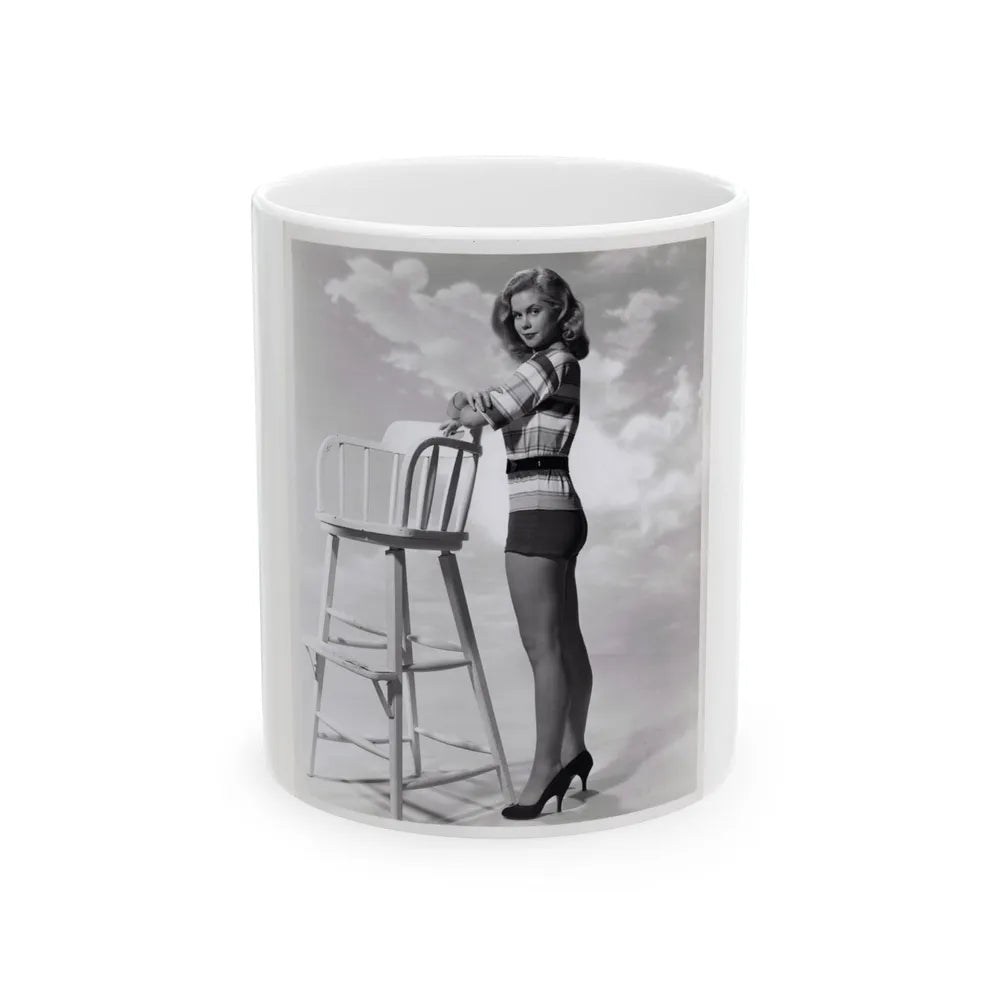 Elizabeth Montgomery #94 (Vintage Female Icon) White Coffee Mug-11oz-Go Mug Yourself