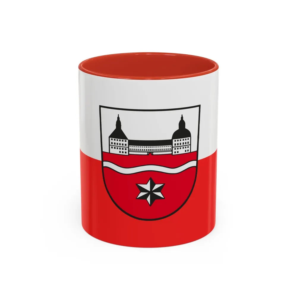 Flag of Gotha Germany - Accent Coffee Mug-11oz-Red-Go Mug Yourself