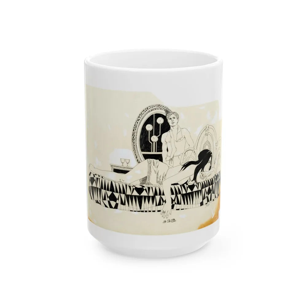 Cosmopolitan Illustration (2) - White Coffee Mug-15oz-Go Mug Yourself