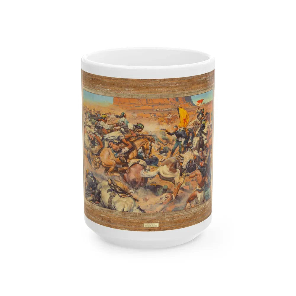 Fort Apache (Argosy Pictures, 1948) - White Coffee Mug-15oz-Go Mug Yourself