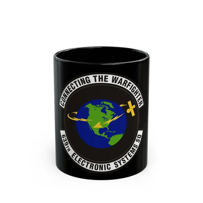 639th Electronic Systems Squadron (U.S. Air Force) Black Coffee Mug 11oz - Go Mug Yourself
