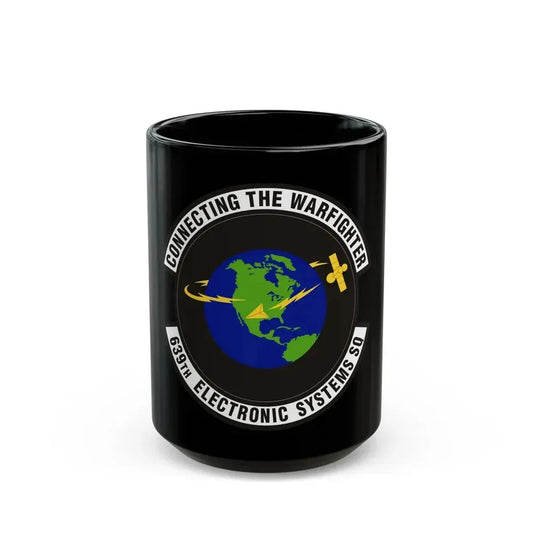 639th Electronic Systems Squadron (U.S. Air Force) Black Coffee Mug 15oz - Go Mug Yourself