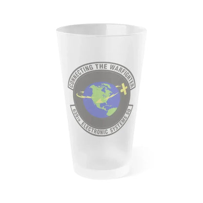 639th Electronic Systems Squadron (U.S. Air Force) Frosted Pint Glass 16oz 16oz Frosted - Go Mug Yourself