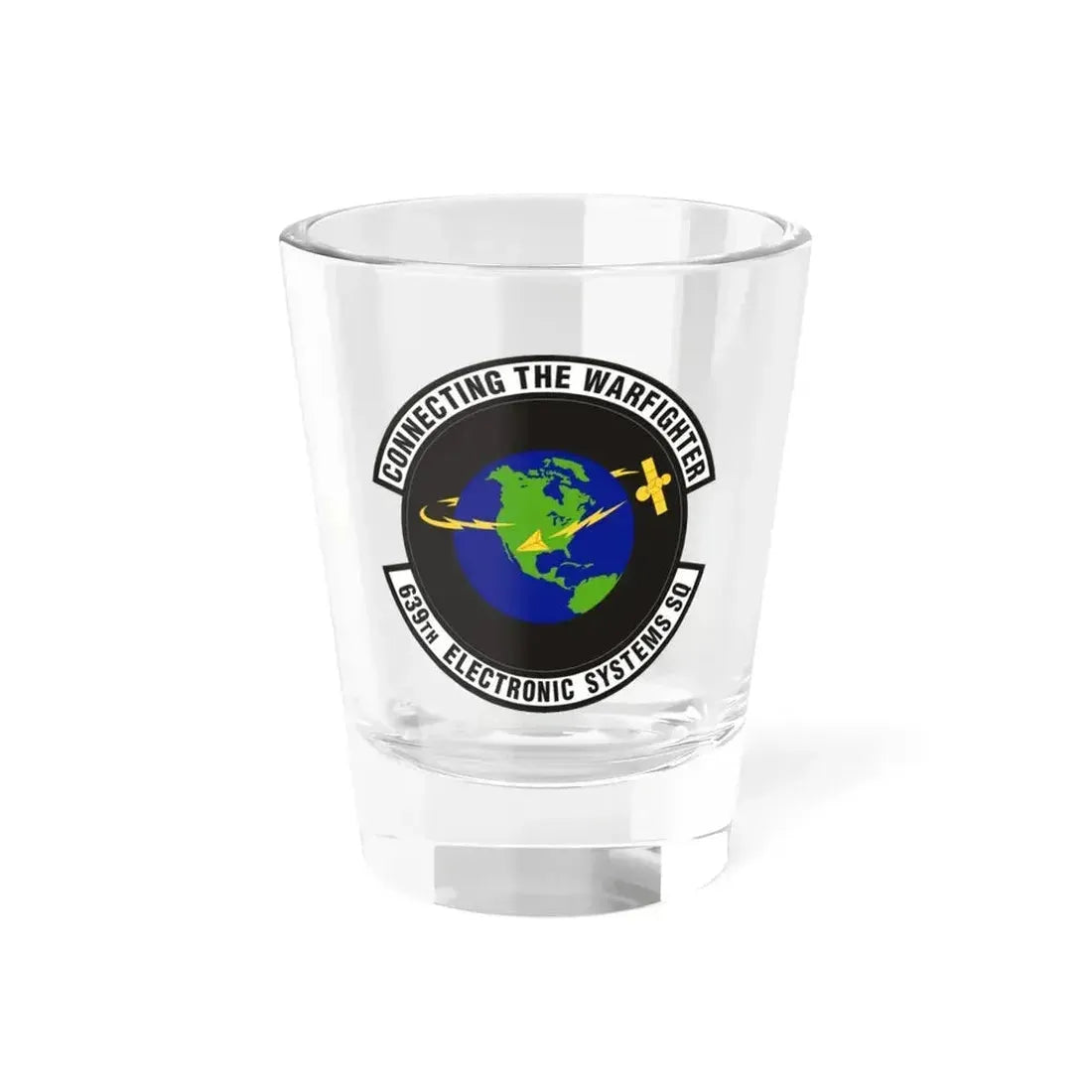 639th Electronic Systems Squadron (U.S. Air Force) Shot Glass 1.5oz 1.5oz - Go Mug Yourself