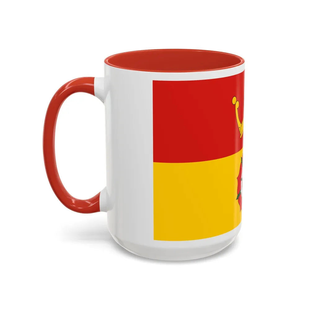 Flag of Hampshire UK - Accent Coffee Mug-Go Mug Yourself