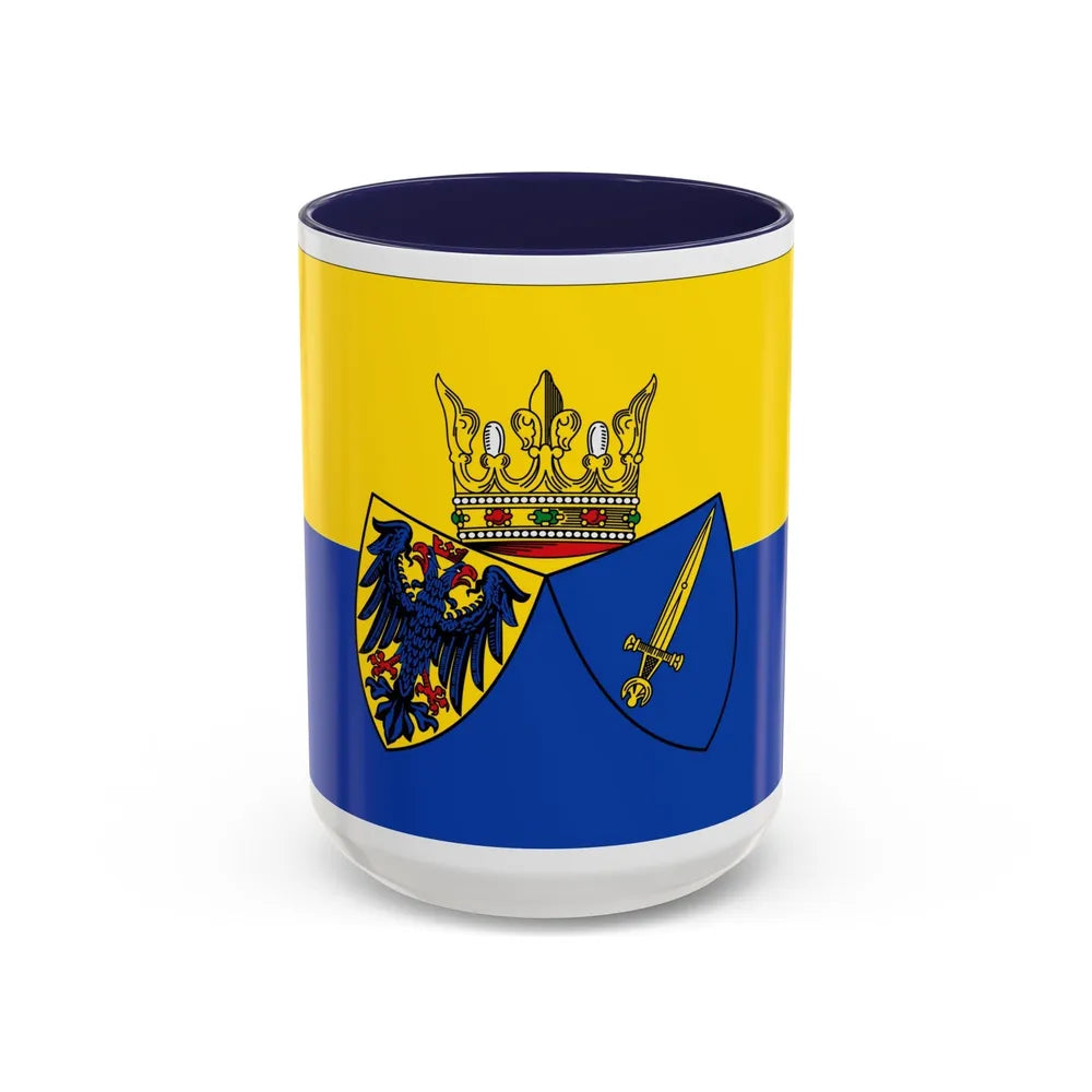 Flag of Essen Germany - Accent Coffee Mug-15oz-Navy-Go Mug Yourself