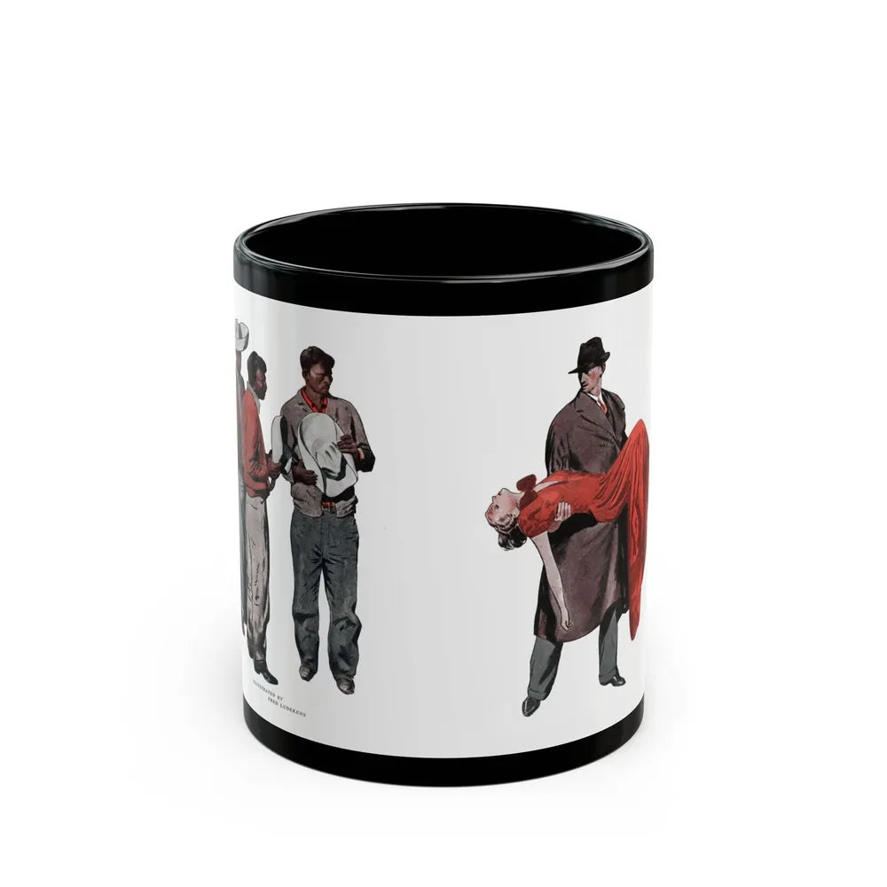 Divine Fire (1), The American Magazine, December 1936 - Black Coffee Mug-11oz-Go Mug Yourself