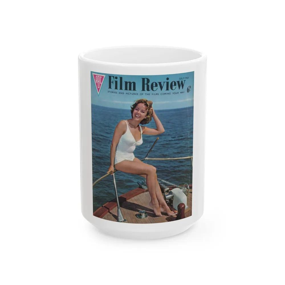 Terry Moore #32 - Mag. Cover (Vintage Female Icon) White Coffee Mug-15oz-Go Mug Yourself