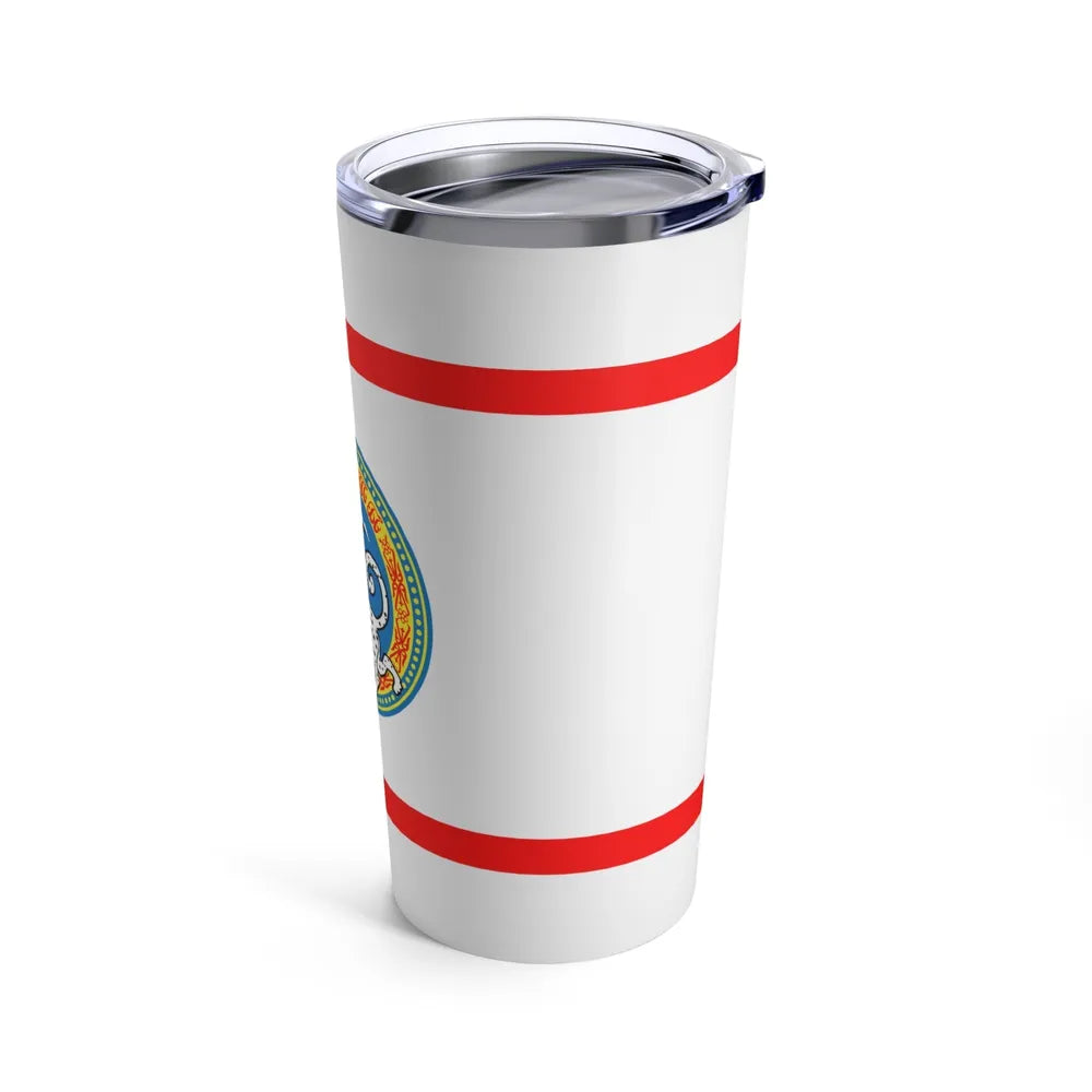 Flag of Almaty Kazakhstan - Tumbler 20oz-Go Mug Yourself