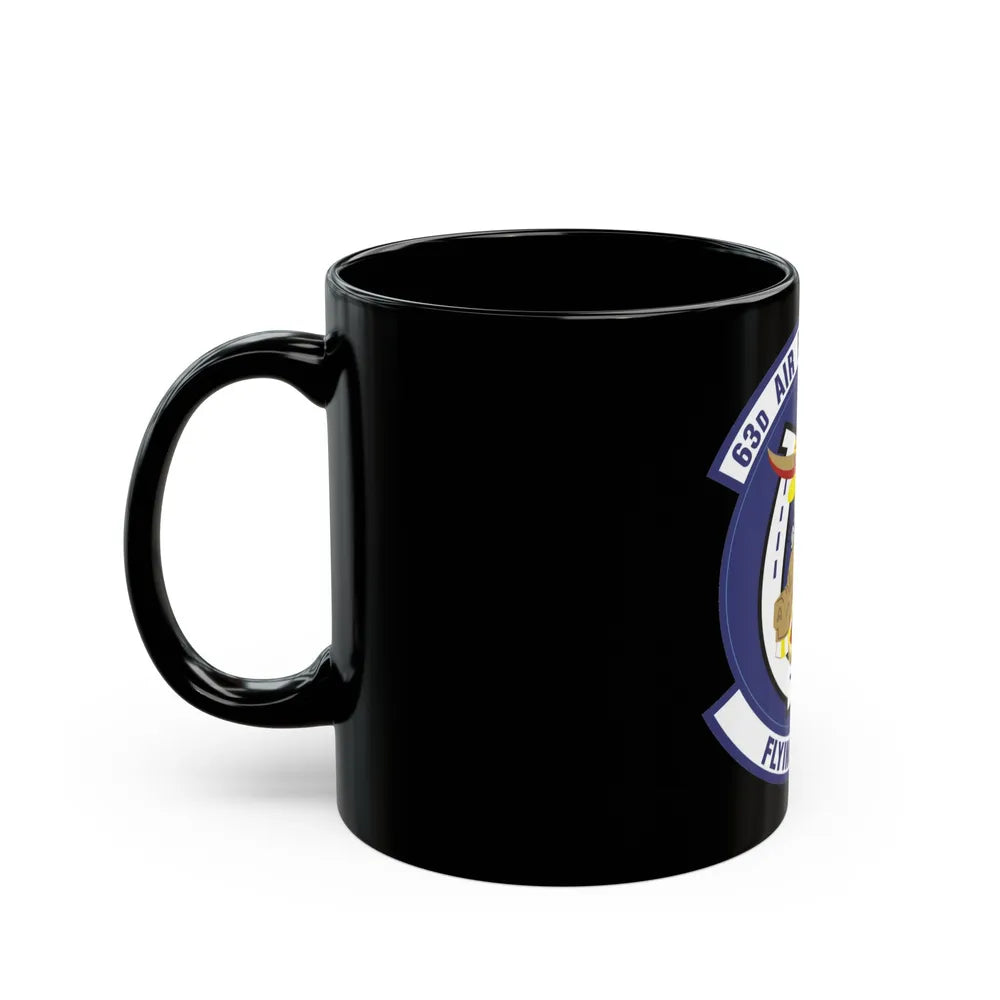 63d Air Refueling Squadron (U.S. Air Force) Black Coffee Mug-Go Mug Yourself