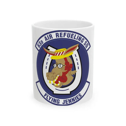 63d Air Refueling Squadron (U.S. Air Force) White Coffee Mug 11oz - Go Mug Yourself