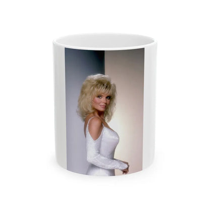 Loni Anderson #17 (Vintage Female Icon) White Coffee Mug-11oz-Go Mug Yourself