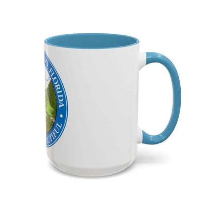 Seal of Orlando Florida - Accent Coffee Mug-Go Mug Yourself