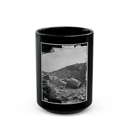 Fort Pulaski, Ga. Dismounted Mortar (U.S. Civil War) Black Coffee Mug-15oz-Go Mug Yourself