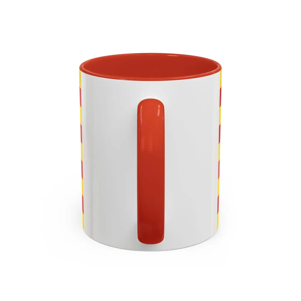 The Senyera the Flag of Catalonia Spain - Accent Coffee Mug-Go Mug Yourself