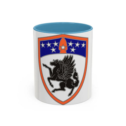 63rd Aviation Brigade (U.S. Army) Accent Coffee Mug-11oz-Light Blue-Go Mug Yourself