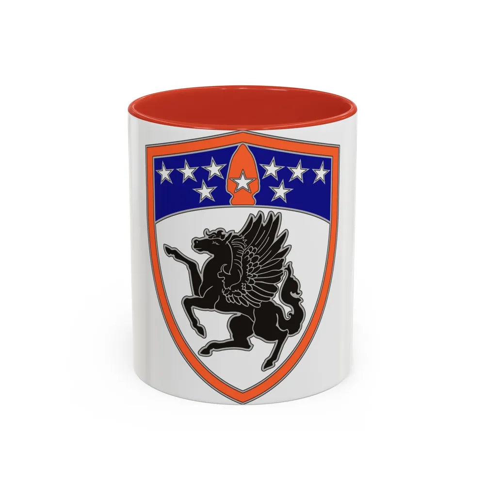 63rd Aviation Brigade (U.S. Army) Accent Coffee Mug-11oz-Red-Go Mug Yourself