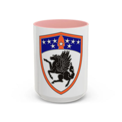 63rd Aviation Brigade (U.S. Army) Accent Coffee Mug-15oz-Pink-Go Mug Yourself