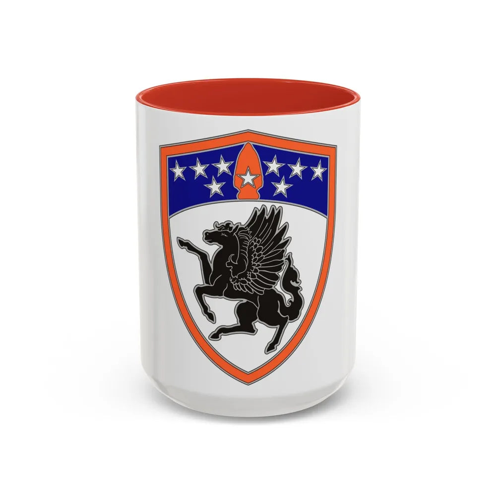 63rd Aviation Brigade (U.S. Army) Accent Coffee Mug-15oz-Red-Go Mug Yourself