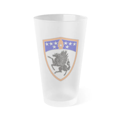 63rd Aviation Brigade (U.S. Army) Frosted Pint Glass 16oz-Go Mug Yourself