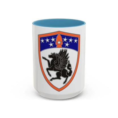 63rd Aviation Brigade (U.S. Army) Accent Coffee Mug 15oz Light Blue - Go Mug Yourself