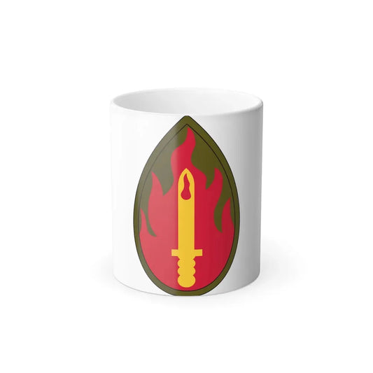 63rd Infantry Division SSI (U.S. Army) Color Changing Coffee Mug 11oz - Go Mug Yourself