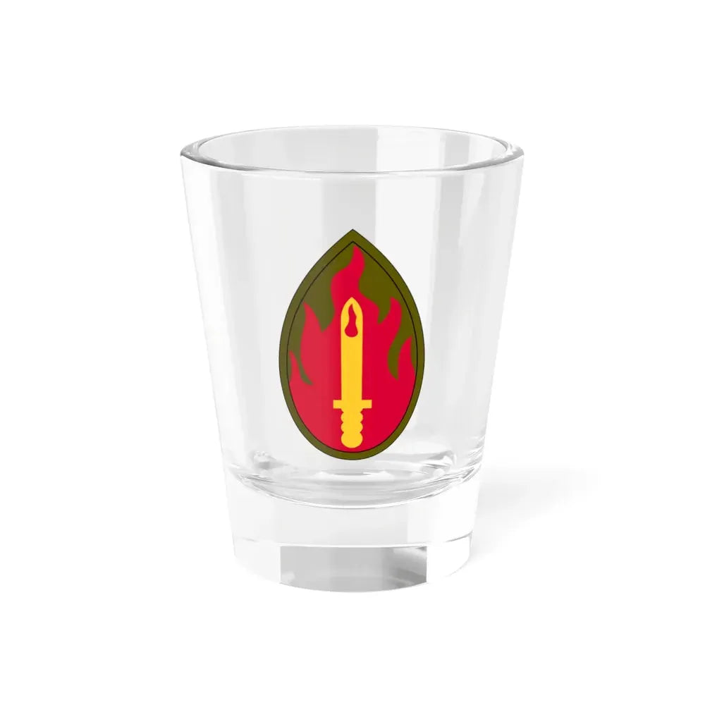 63rd Infantry Division SSI (U.S. Army) Shot Glass 1.5oz 1.5oz - Go Mug Yourself