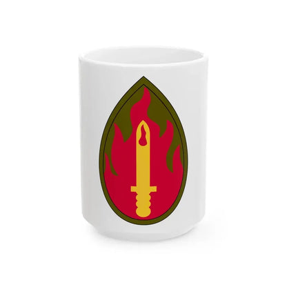 63rd Infantry Division SSI (U.S. Army) White Coffee Mug - Go Mug Yourself