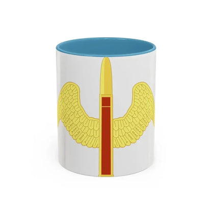 64 Antiaircraft Artillery Battalion (U.S. Army) Accent Coffee Mug 11oz Light Blue - Go Mug Yourself