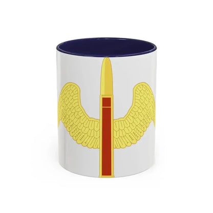 64 Antiaircraft Artillery Battalion (U.S. Army) Accent Coffee Mug 11oz Navy - Go Mug Yourself