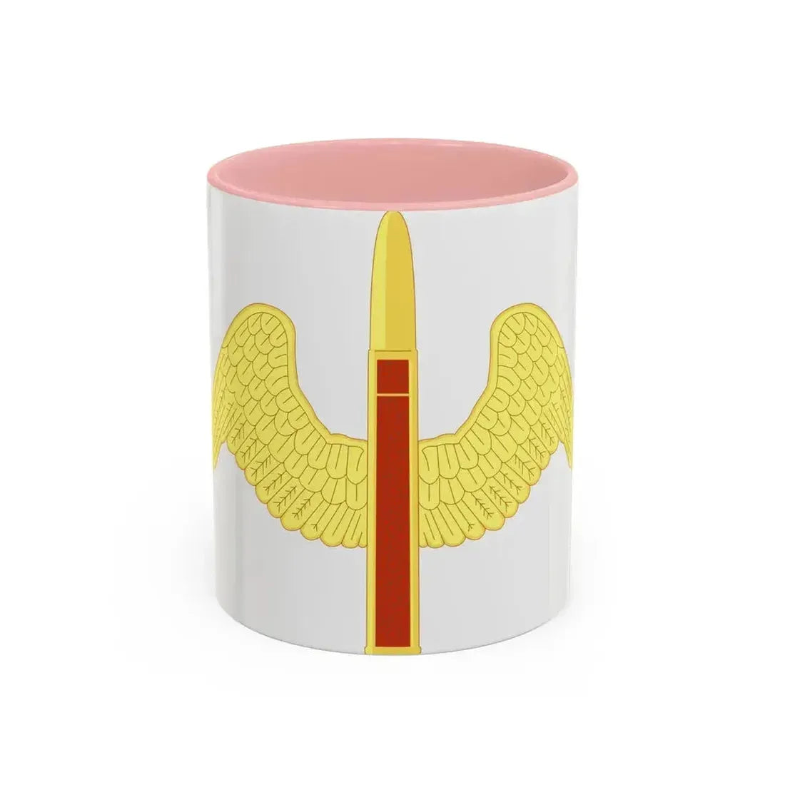 64 Antiaircraft Artillery Battalion (U.S. Army) Accent Coffee Mug 11oz Pink - Go Mug Yourself