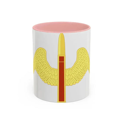 64 Antiaircraft Artillery Battalion (U.S. Army) Accent Coffee Mug 11oz Pink - Go Mug Yourself