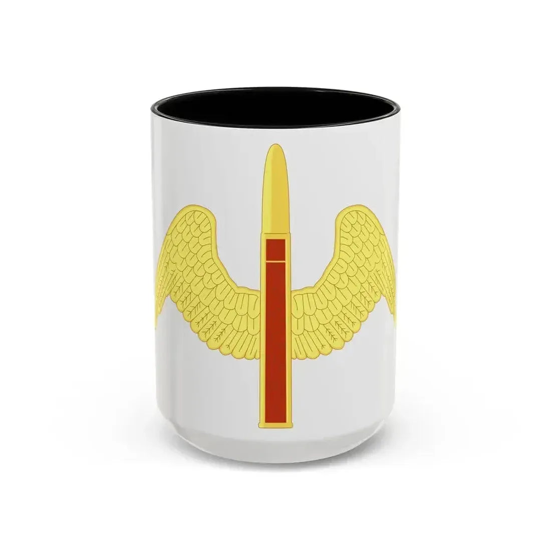 64 Antiaircraft Artillery Battalion (U.S. Army) Accent Coffee Mug 15oz Black - Go Mug Yourself