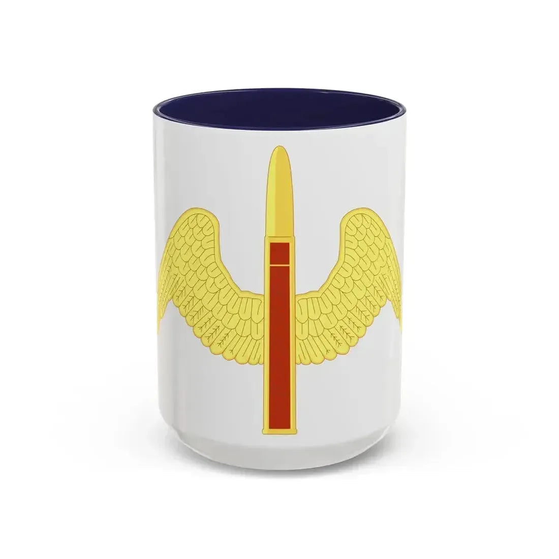 64 Antiaircraft Artillery Battalion (U.S. Army) Accent Coffee Mug 15oz Navy - Go Mug Yourself