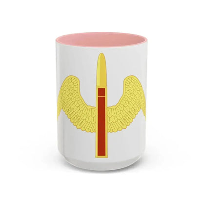64 Antiaircraft Artillery Battalion (U.S. Army) Accent Coffee Mug 15oz Pink - Go Mug Yourself
